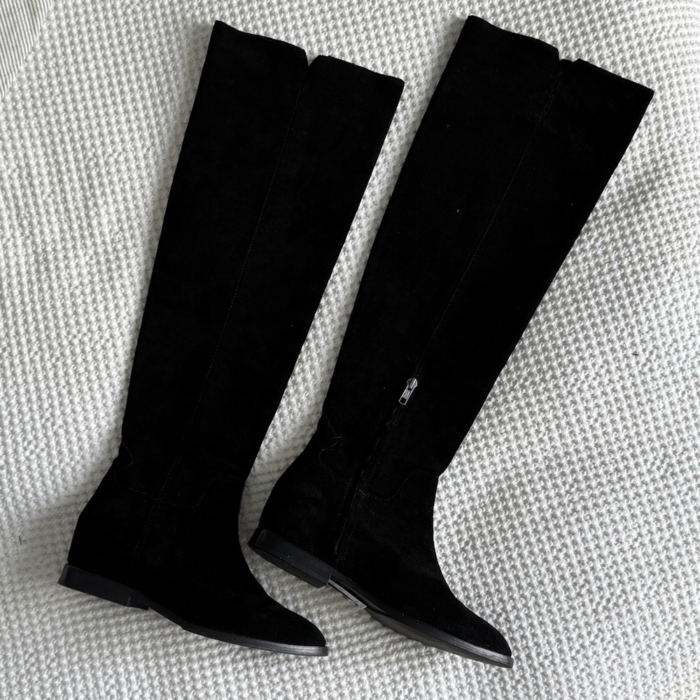 ASH Jess suede over the knee boots